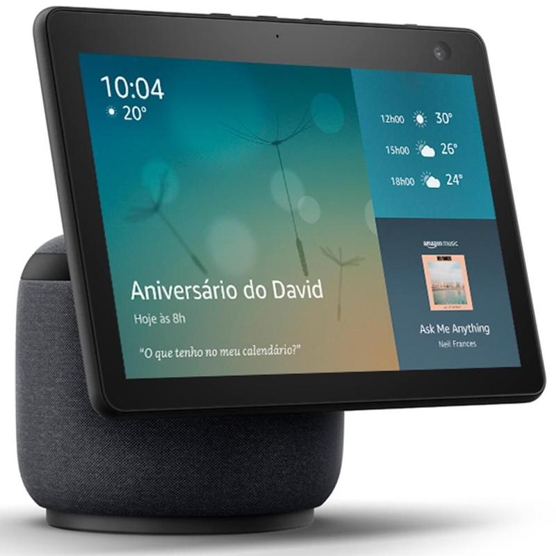 Echo Show 10 (2ª Geração) Amazon, Smart Display HD de 10, com